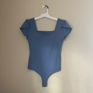 Elegant Blue Women's Bodysuit